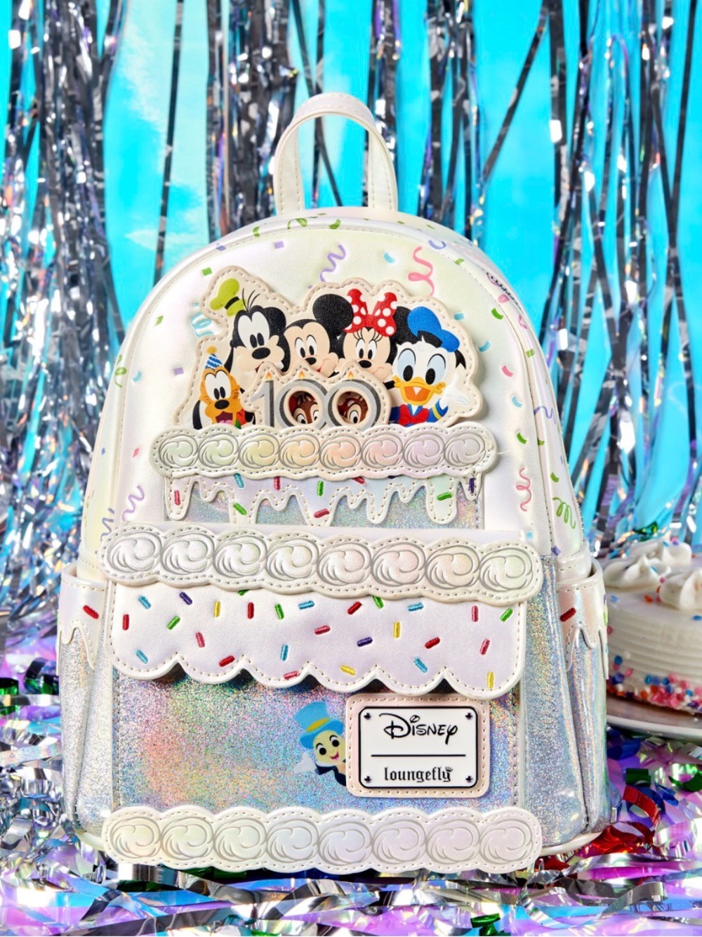 Loungefly Disney 100 Celebration Cake Mini-Backpack